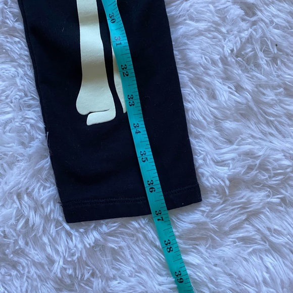 Skeleton Pants Leggings GLOW IN THE DARK Fleece warm Halloween sz small - Picture 5 of 5